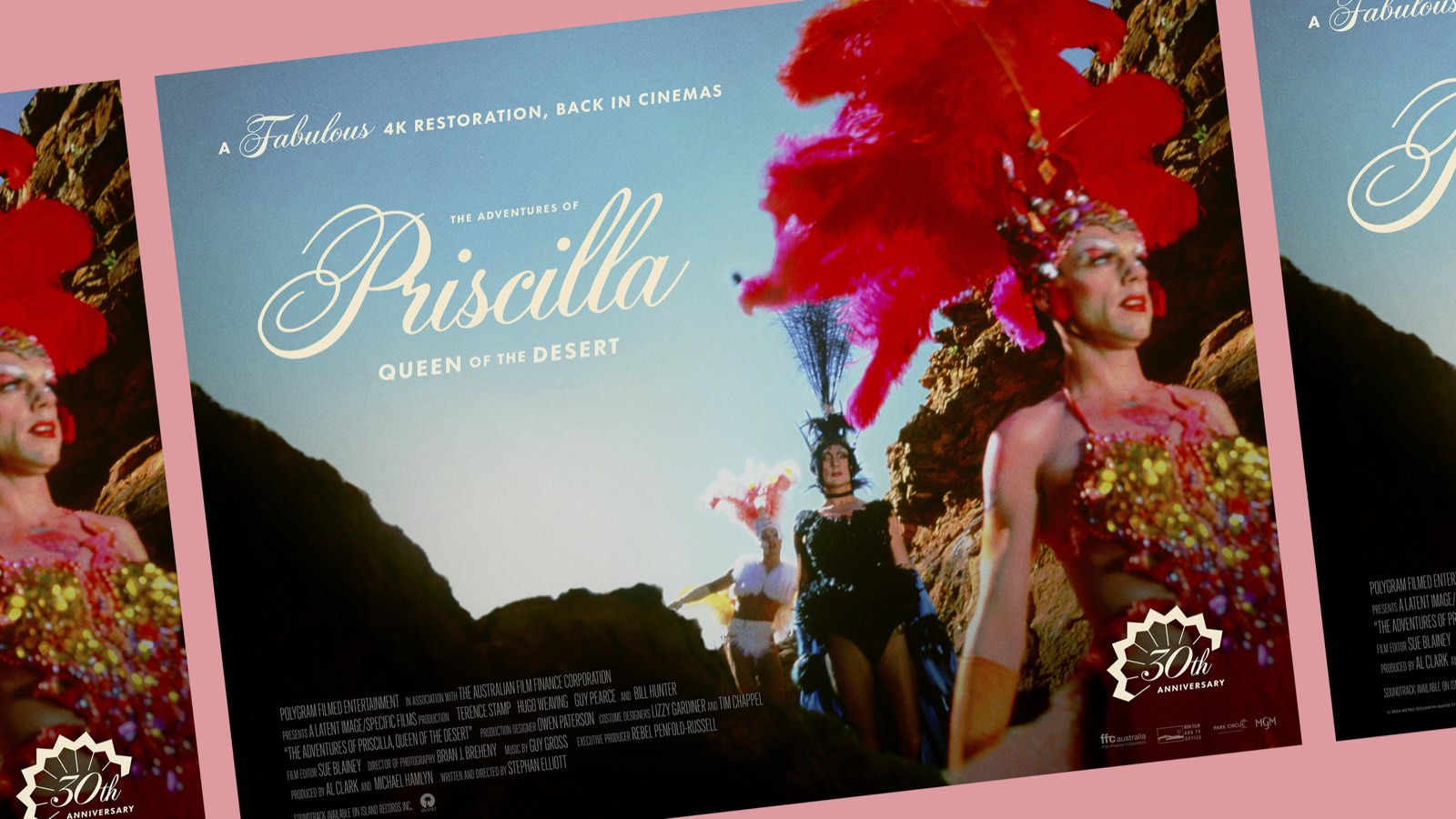 Join The Adventures of Priscilla, Queen of the Desert! New poster revealed for 30th anniversary re-release
