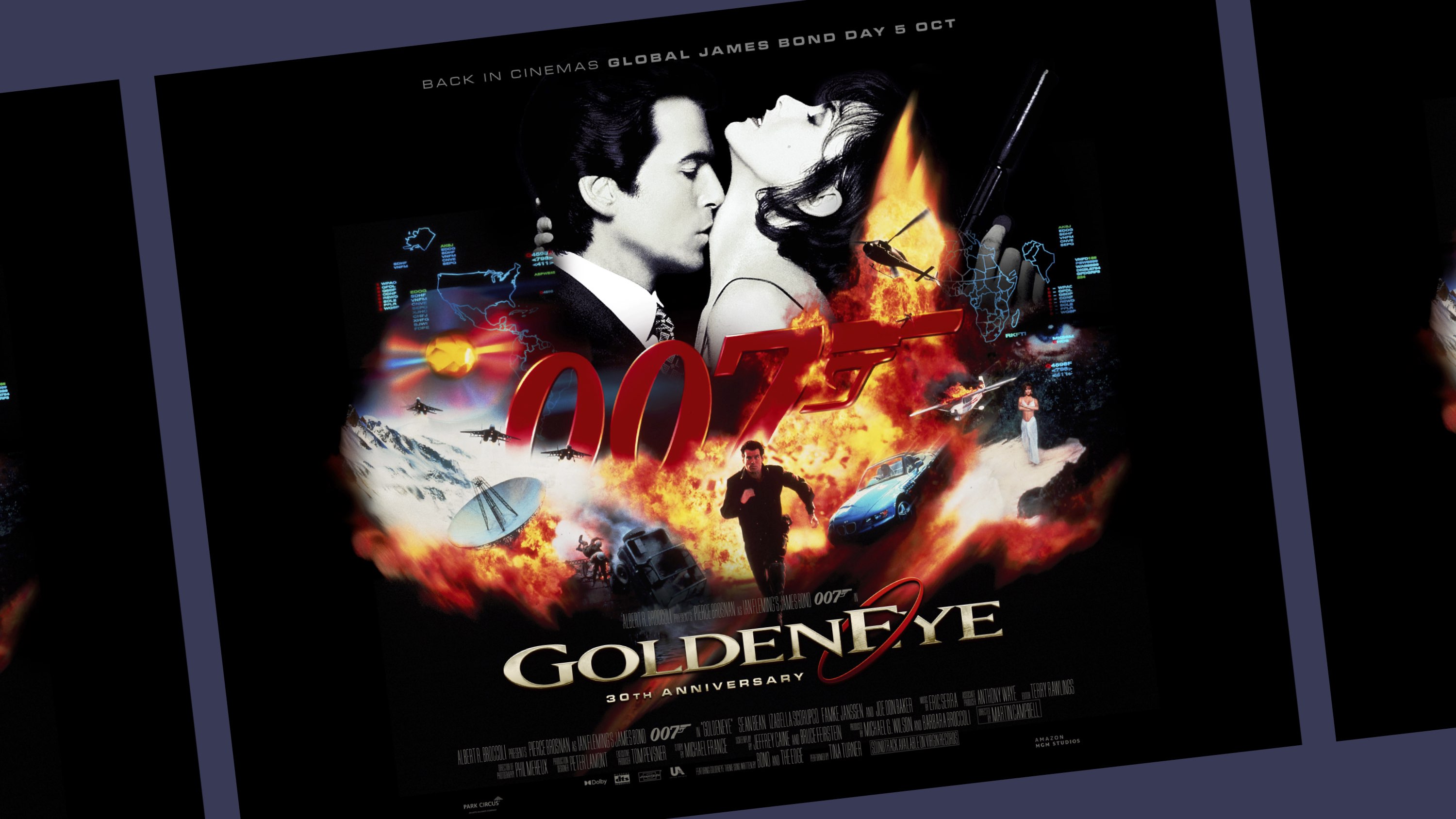 GoldenEye: 30th anniversary - back in cinemas on Global James Bond Day!