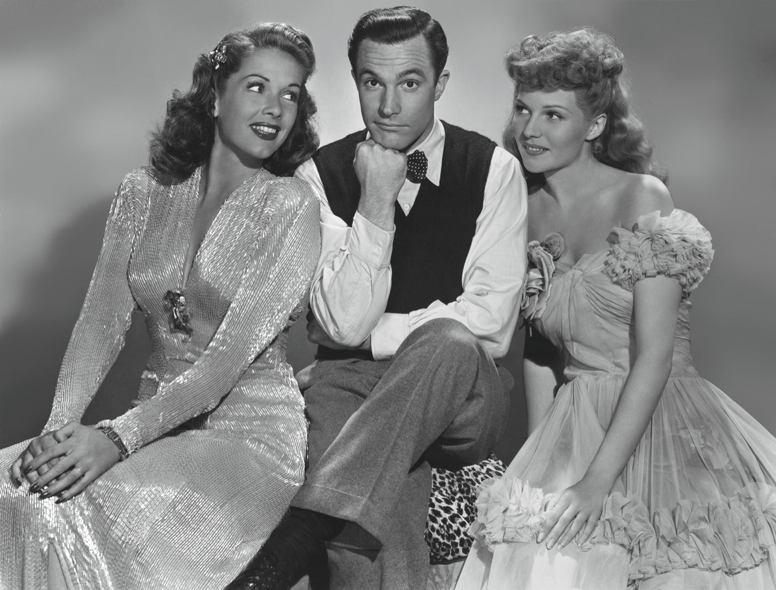 Gene Kelly, Rita Hayworth, and Eve Arden in Cover Girl