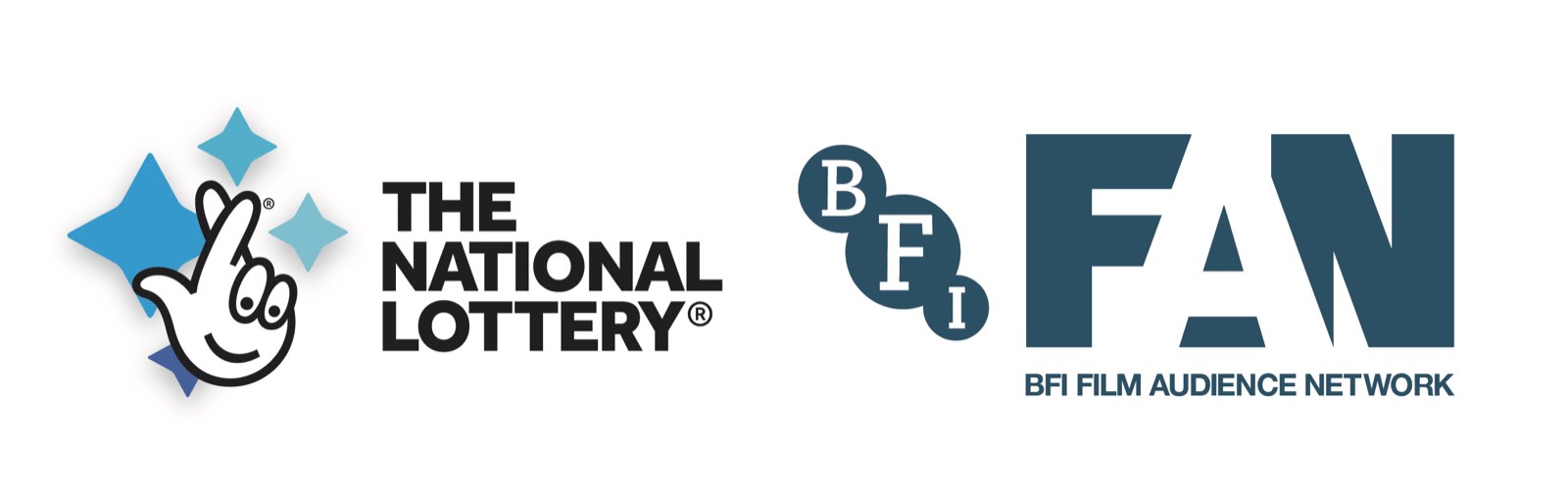 National Lottery and BFI FAN logos