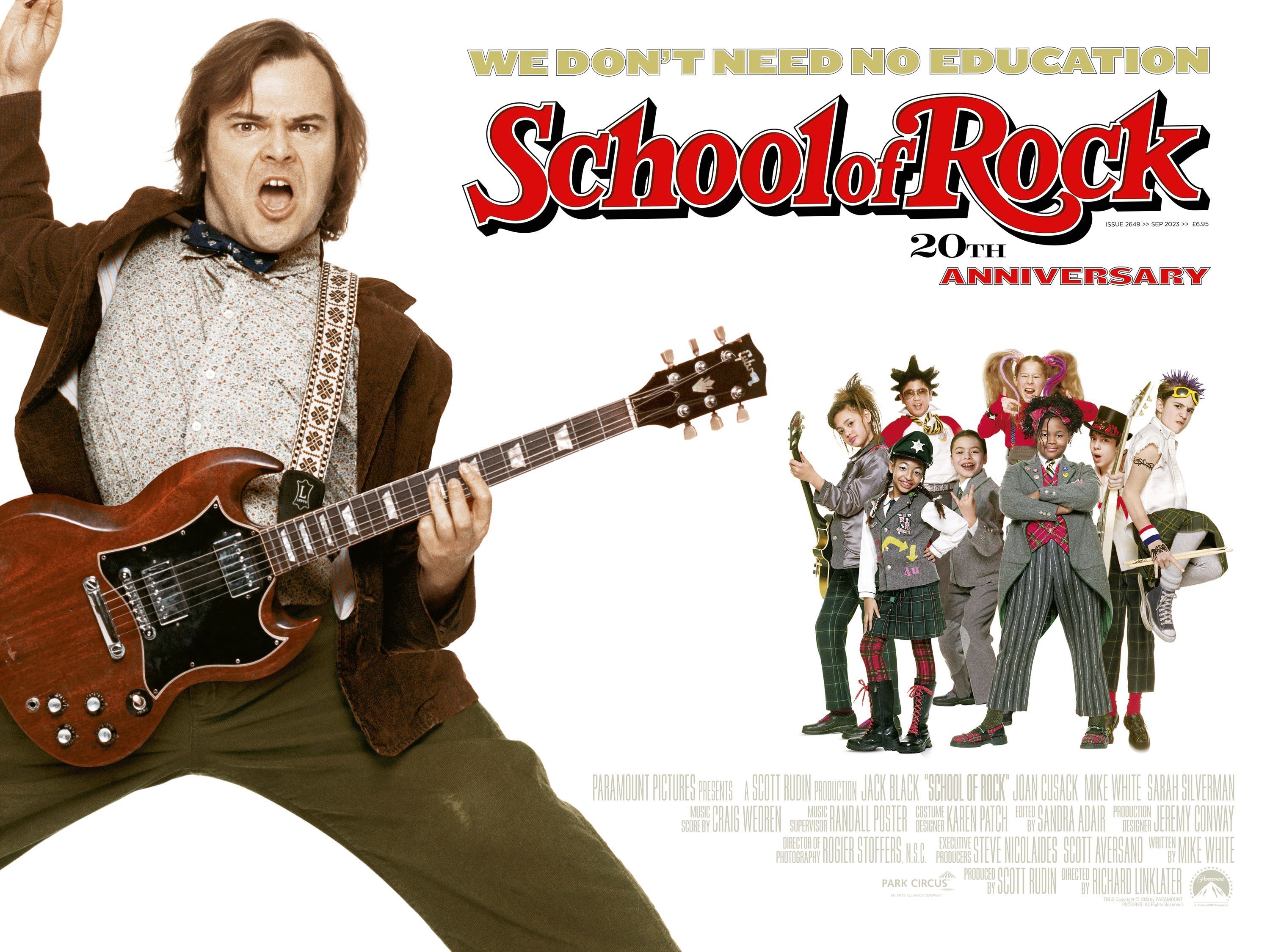 Jack Black Shares How 'School of Rock' Cast Will Celebrate Film's 20th  Anniversary Together (Exclusive)